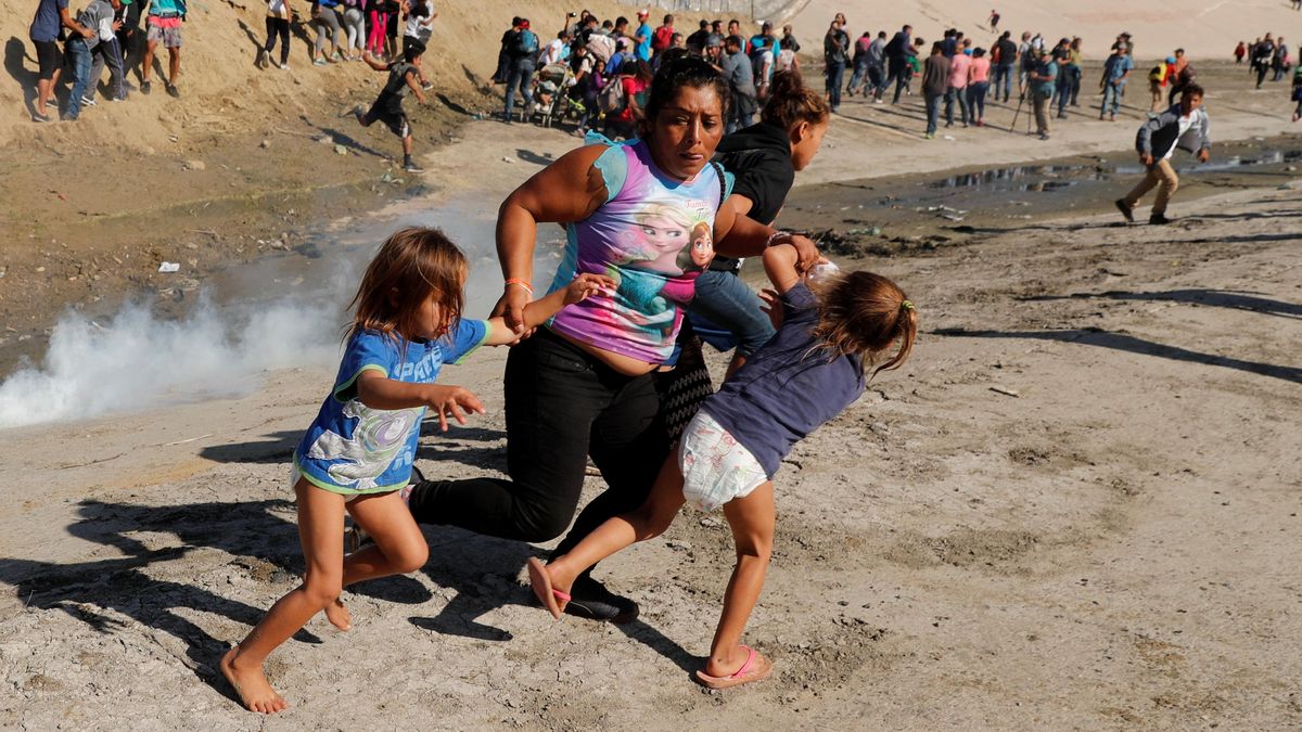 „Diese Kinder sind barfuß. Bei Windeln. Ersticken an Tränengas.’