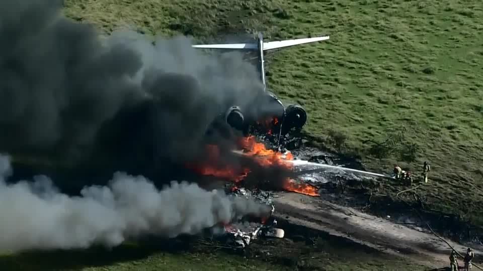 21 Menschen beim Flugzeugabsturz in Texas gehen unversehrt davon: „Wir können heute feiern“